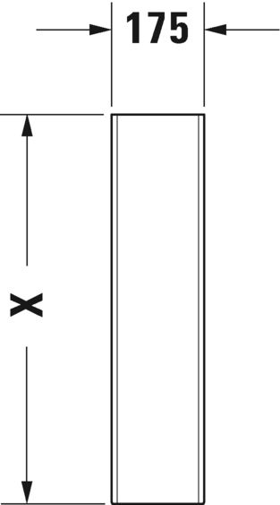 0858360000 Пьедестал для раковины овальная Duravit P3 Comforts - Вид №4