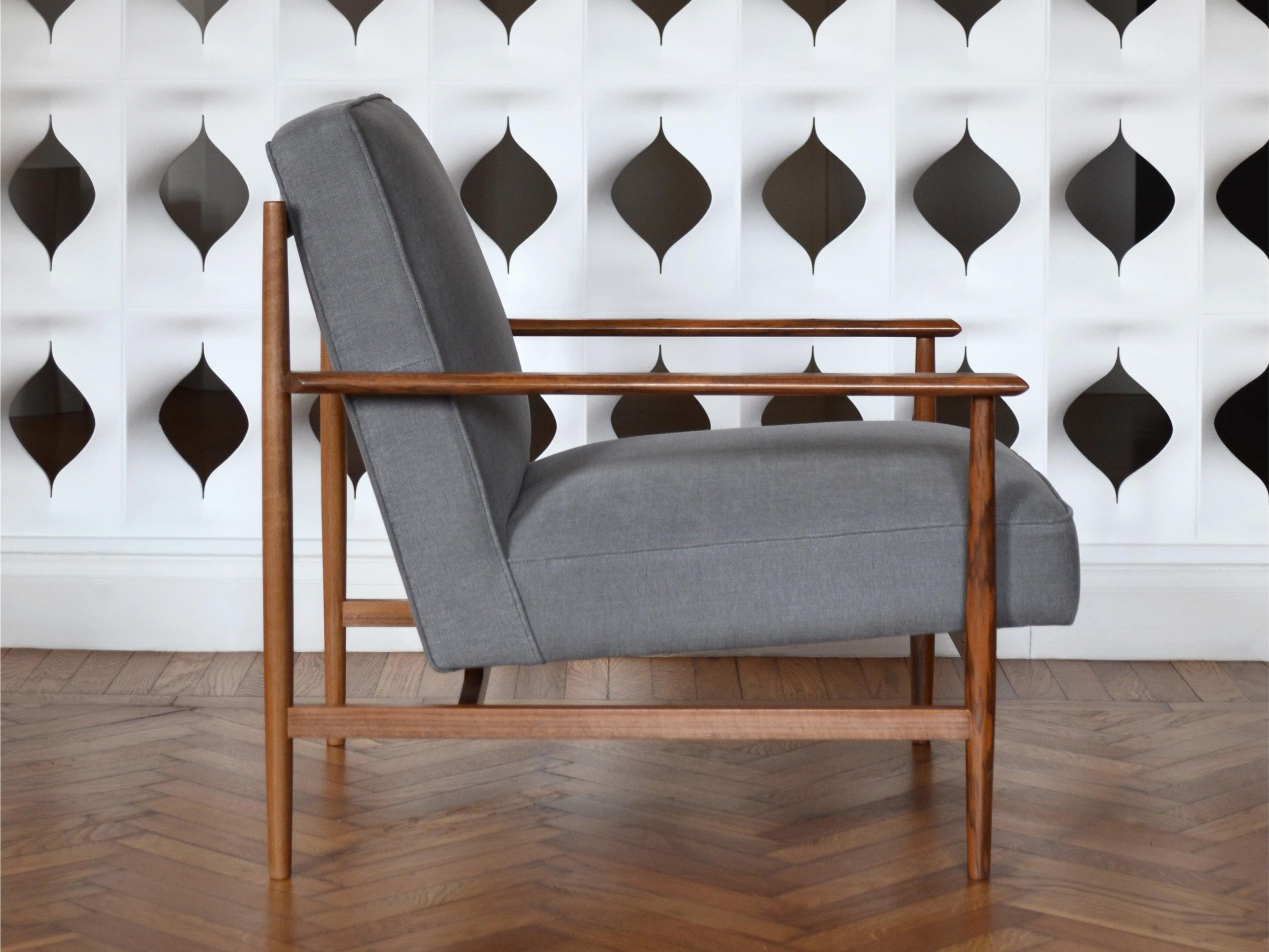 Тканевое кресло с подлокотниками mg12 ARCH-00094806