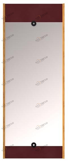 We Do Wood Прямоугольное настенное зеркало из бамбука  2040101/-02/-03 