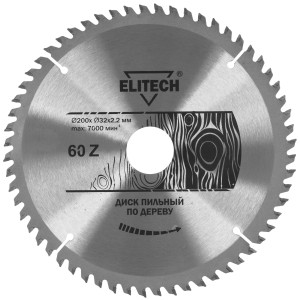 Диск пильный Elitech 1820.055400 9187615
