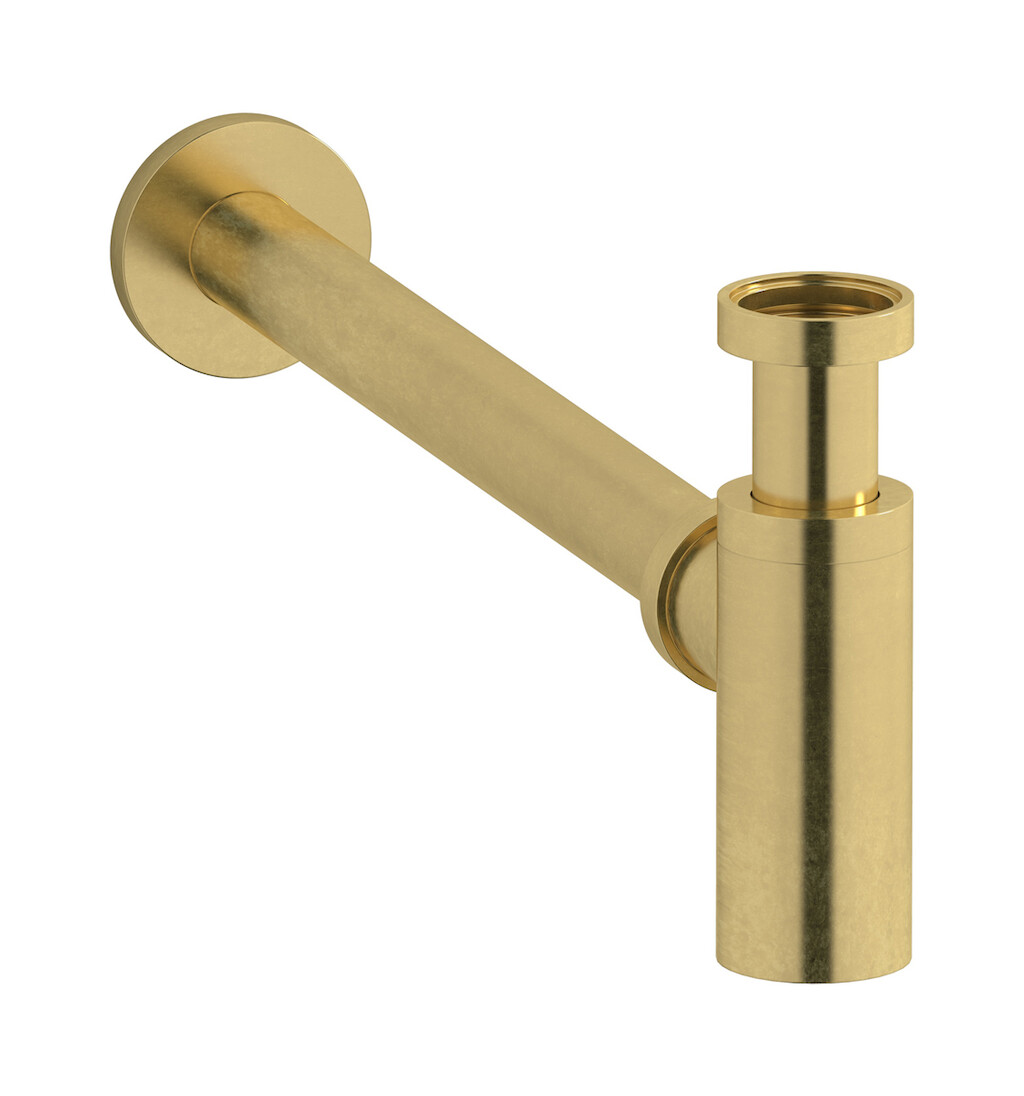Сифон круглый WE ARE IB sh080pl Natural Brass RICAMBI