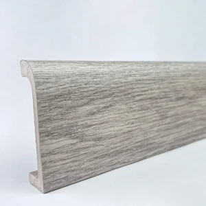 Плинтус Bello Deco 80x19x2000 мм ударопрочный влагостойкий дюрополимер орех айвори