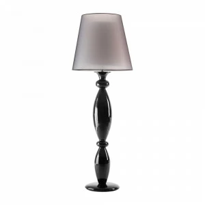 Настольный светильник Soldi LF-4181-K1W черный ESF КЛАССИЧЕСКИЕ 043869 Белый;серебро