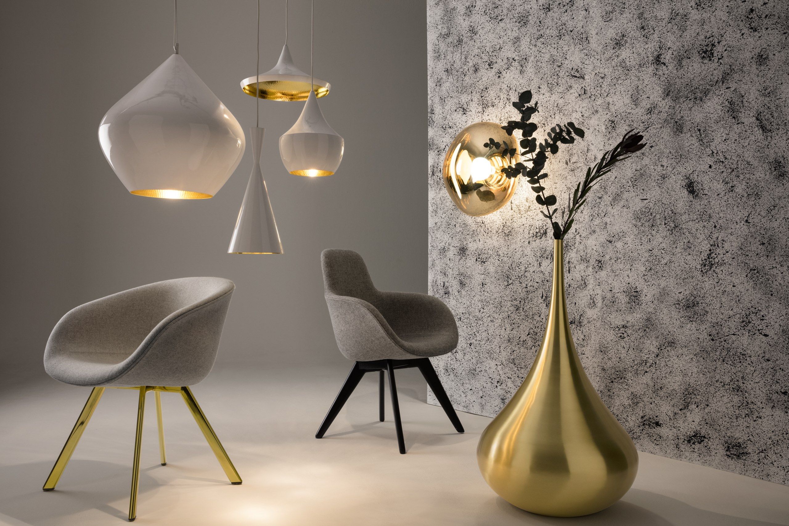 Латунный светодиодный подвесной светильник Tom Dixon Beat ARCH-00141135 - Вид №14