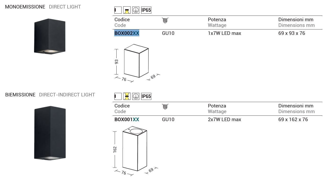 Заливка формы алюминиевый луч света открытый бра Rossini Illuminazione BOX ARCH-00095275 - Вид №7