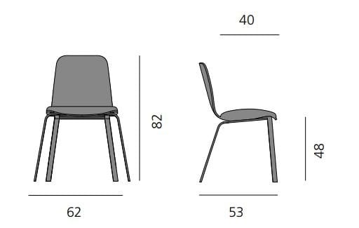 Кожаный мягкий стул more PEC ARCH-00003482 - Вид №1