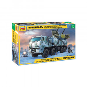3698 Модель сборная Российский самоходный зенитный ракетно-пушечный комплекс Панцирь-С1 1/35 ZVEZDA