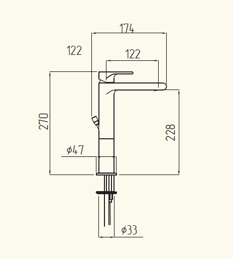 Смеситель MIGLIORE Tenesi 25416 для раковины, высокий sun-id-685815 - Вид №1