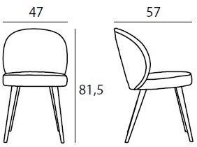KOKET Стул из мягкой ткани sun-id-1435066 - Вид №14