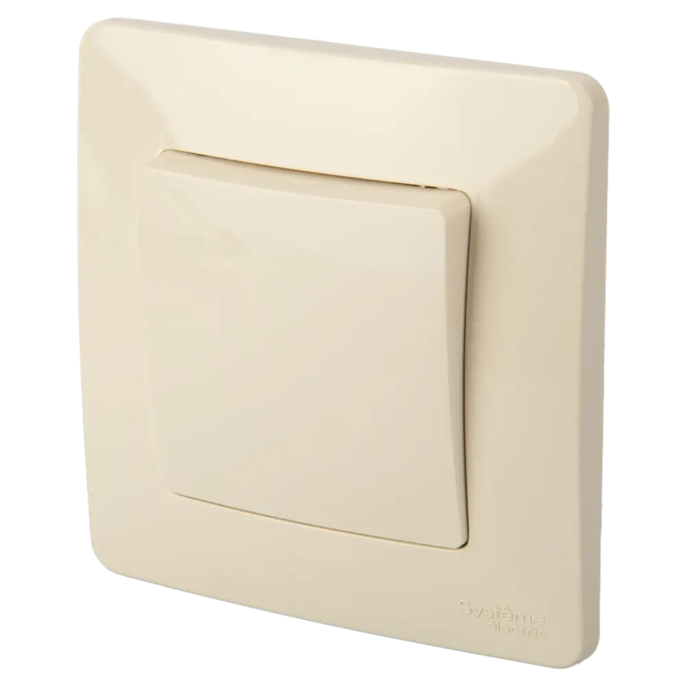 Выключатель встраиваемый Systeme Electric Blanca 1 клавиша цвет бежевый STLM-2017061
