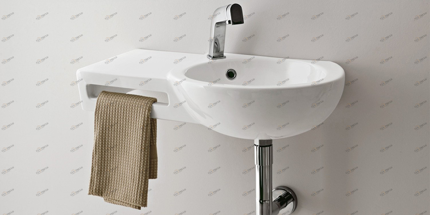 40006 Подвесная раковина настенная овальная Althea Ceramica  белая 