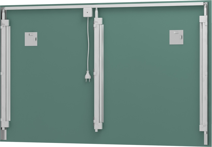 BY 2021 Зеркало с 3-мя встроенными LUM-светильниками 60 W EVOFORM Lumline - Вид №2