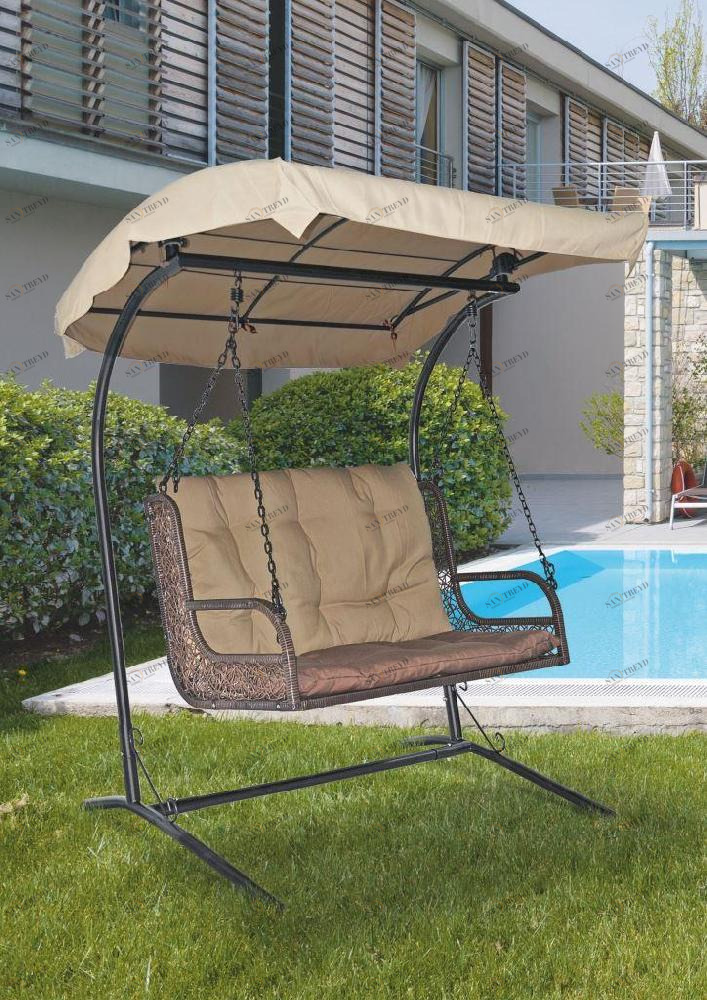 Кресло подвесное для двоих Twin ЭКО ДИЗАЙН FLYINGRATTAN 129647 Черный 