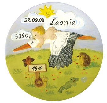 3673400 Форма для литья "Тарелка с датой рождения", 21,5 см диам. Rayher 