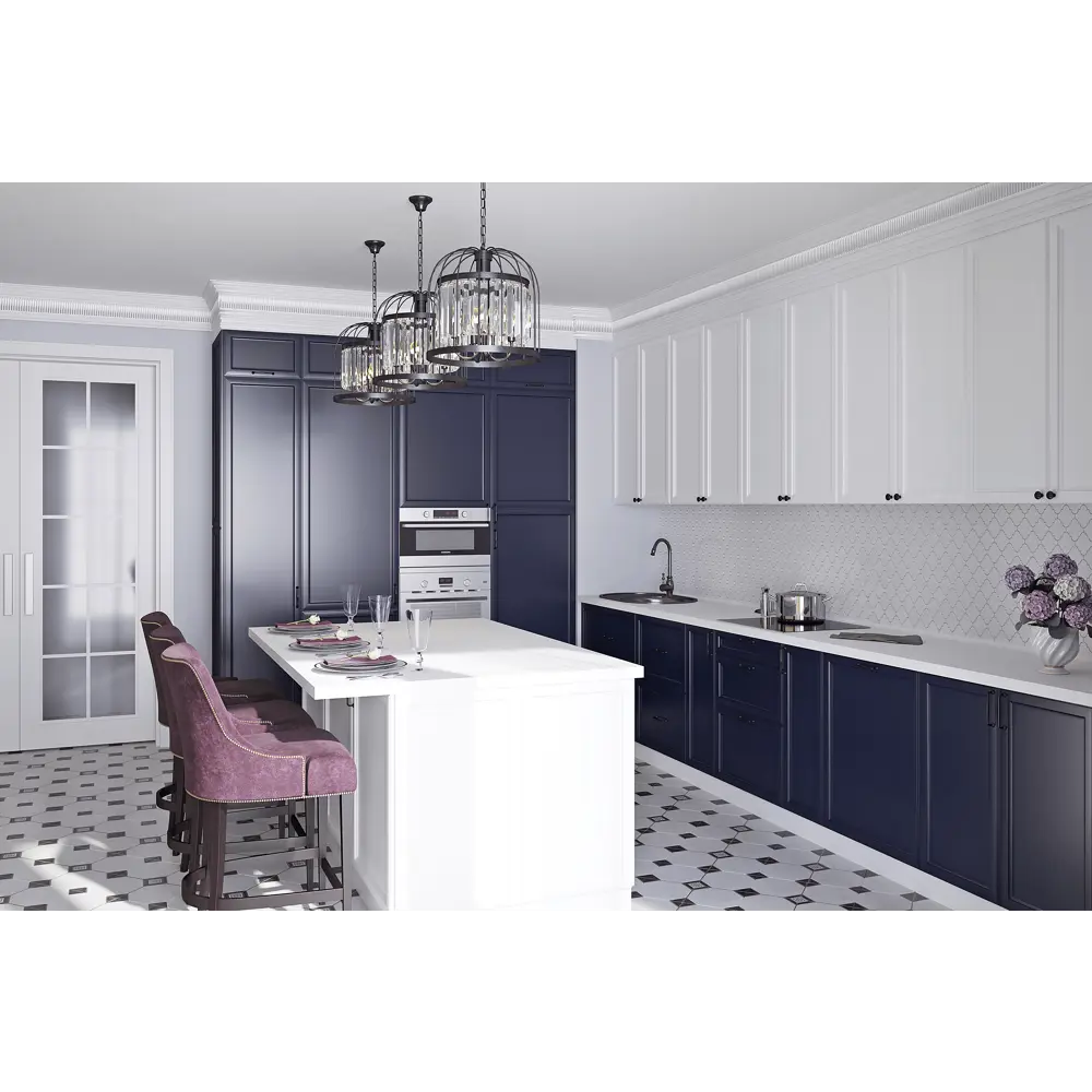 Фасад Delinia ID для духового шкафа 59.7x16.7 см белый МДФ 82011443 Реш STLM-0017548 - Вид №5