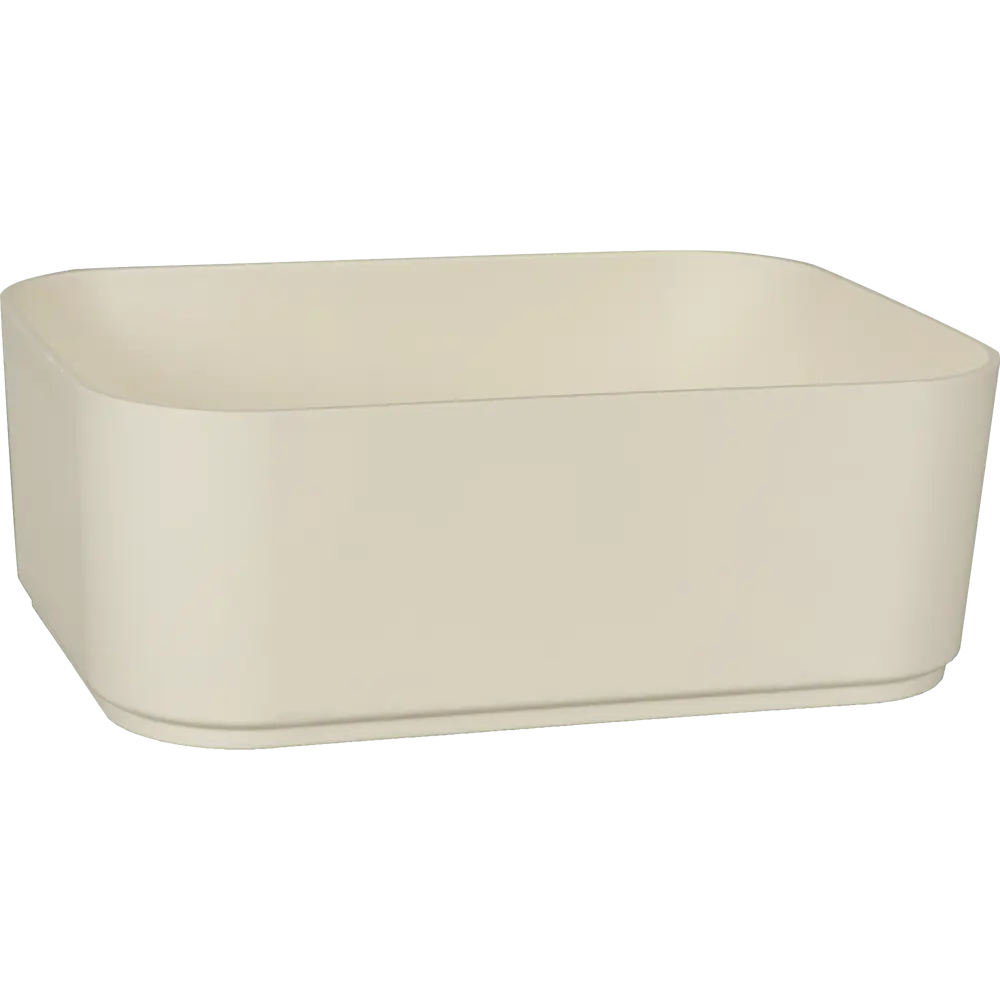 Ёмкость малая Berossi 15x5x11 см, пластик, цвет слоновая кость 82279983 STLM-2093389
