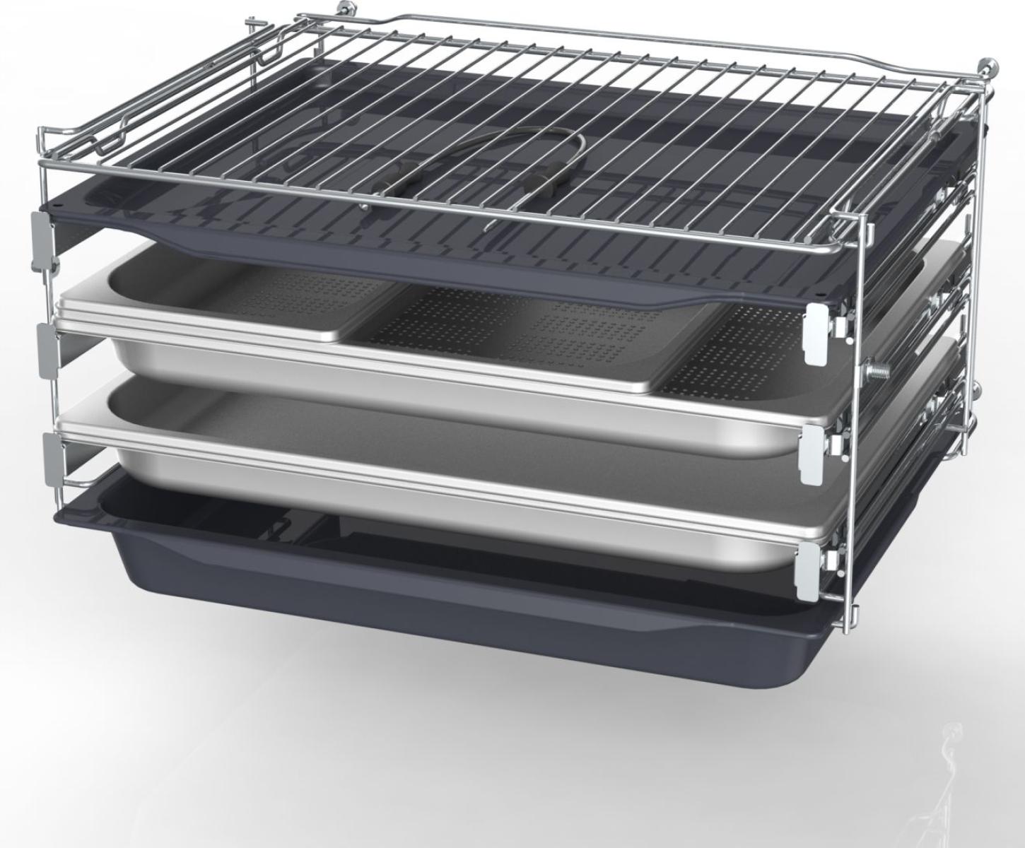 5485162 Электрический духовой шкаф Asko OCS8678G черный STDN-0115934 - Вид №1