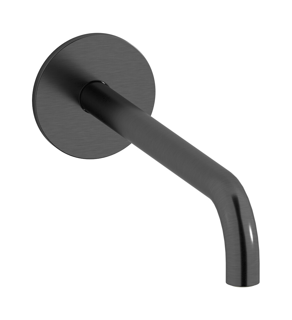 Настенный длинный излив WE ARE IB rx322cs_23 Brushed Black Chrome Reflex