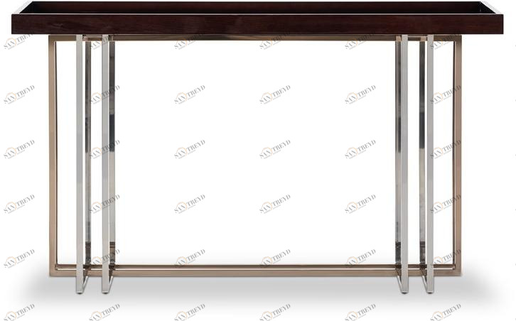 Stylish Club Прямоугольная консоль из нержавеющей стали и дерева Vector Scf.vt01