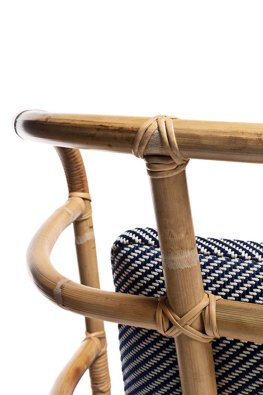 Садовый стул из камыша и ткани Exteta джунгли ARCH-00021810 - Вид №3