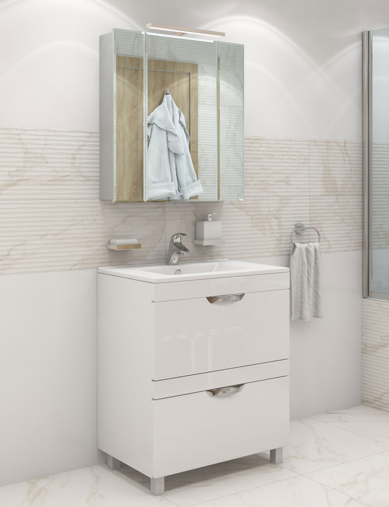 Тумба Kolombo 700 белый (Melana)700⨉460⨉880 мм белый Santreyd sun-id-665343 - Вид №5