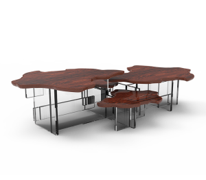 0-140 Центральный стол из палисандра Моне Boca Do Lobo