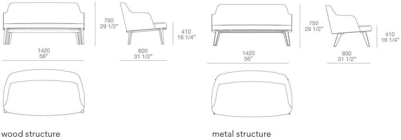 Poliform Диван из ткани Jane sun-id-1484501 - Вид №3