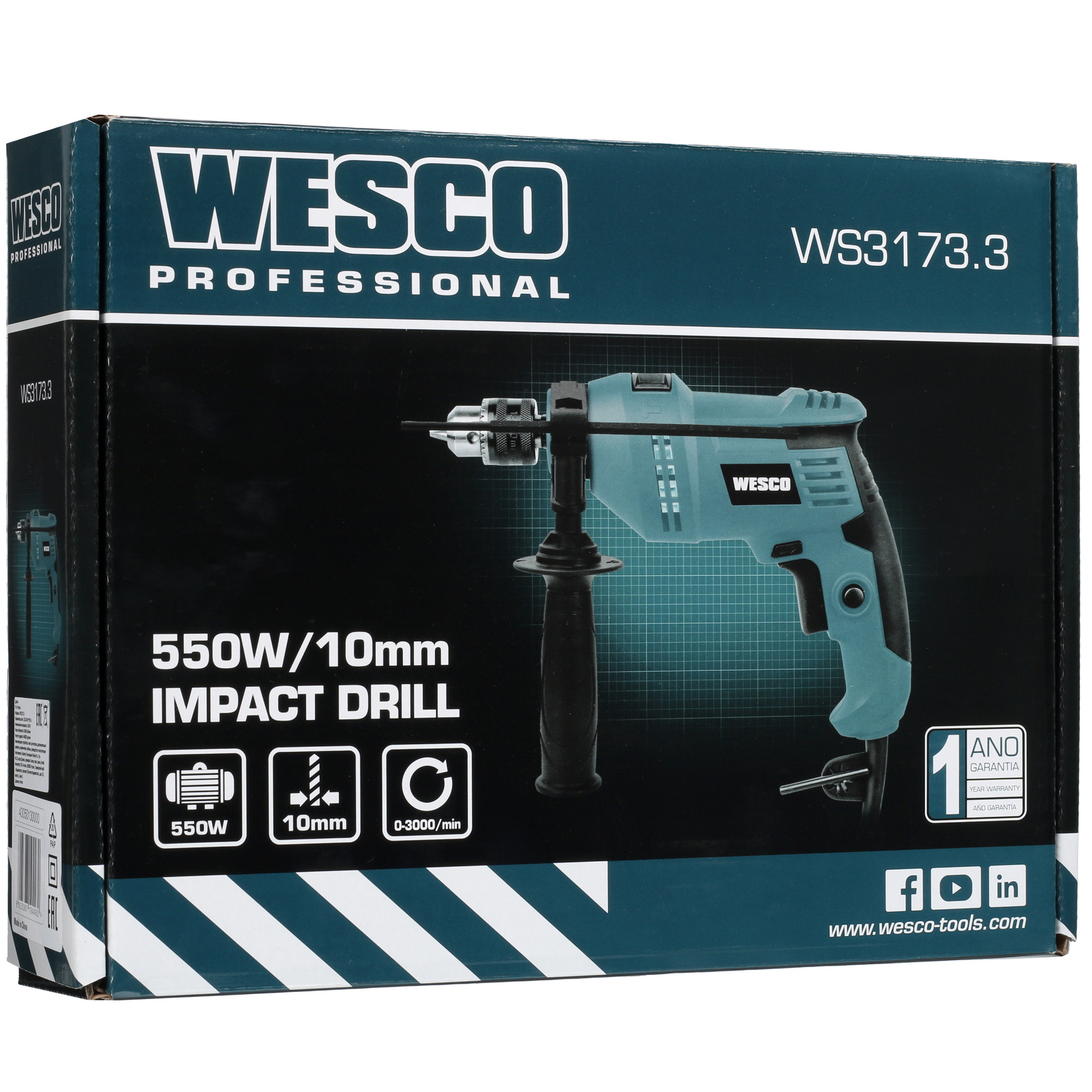 Дрель  Wesco WS3173.3 5094314 STDN-0071552 - Вид №6