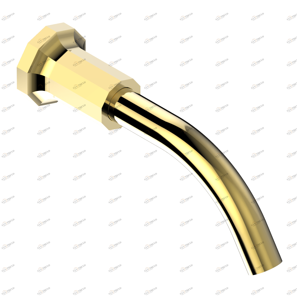 G8A-42GB Настенный кран для ванны среднего размера без Т-образного фиксатора Thg-paris Les Ondes Золото G8A 42GB CAT.F