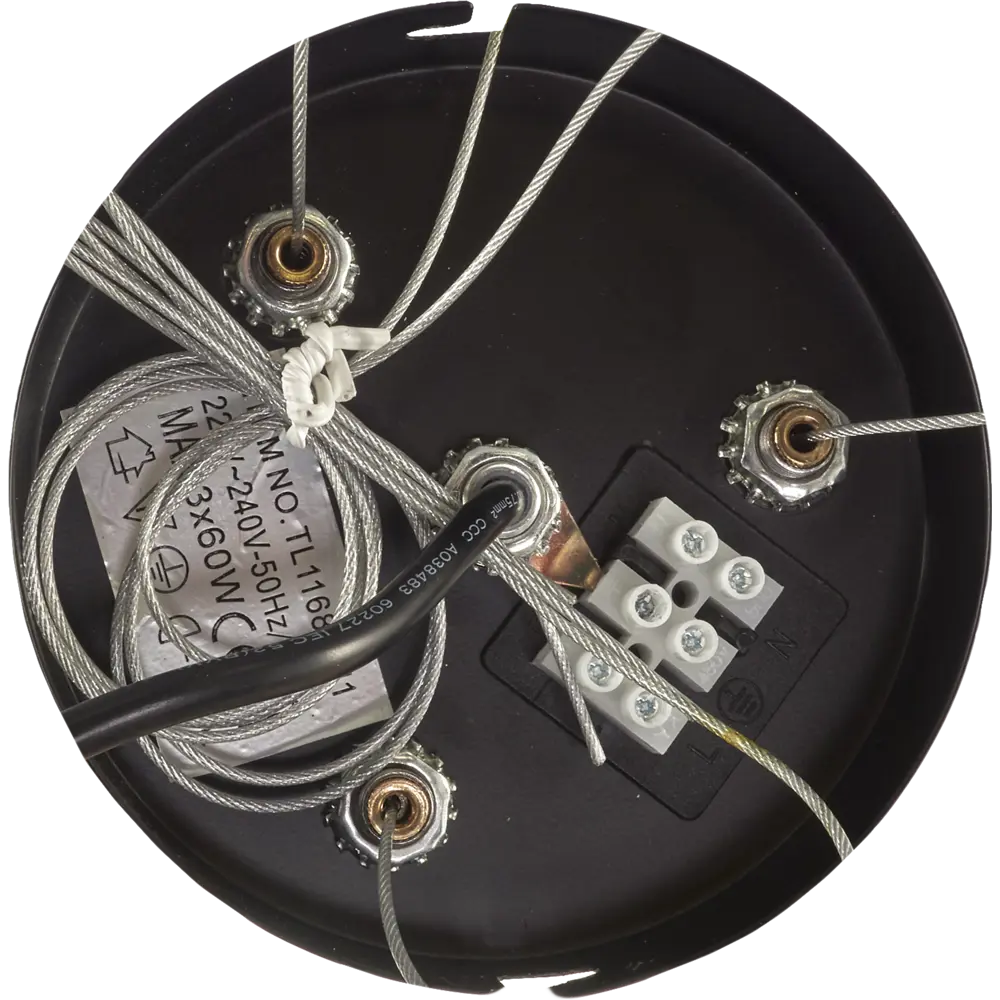 Подвесной светильник OPHELIA 3хЕ27х40W TL1168-3H1 черный Toplight STLM-2135619 - Вид №6