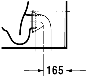 21420900002 Компакт унитаз с бачком Белый Duravit D-Code Германия - Вид №7