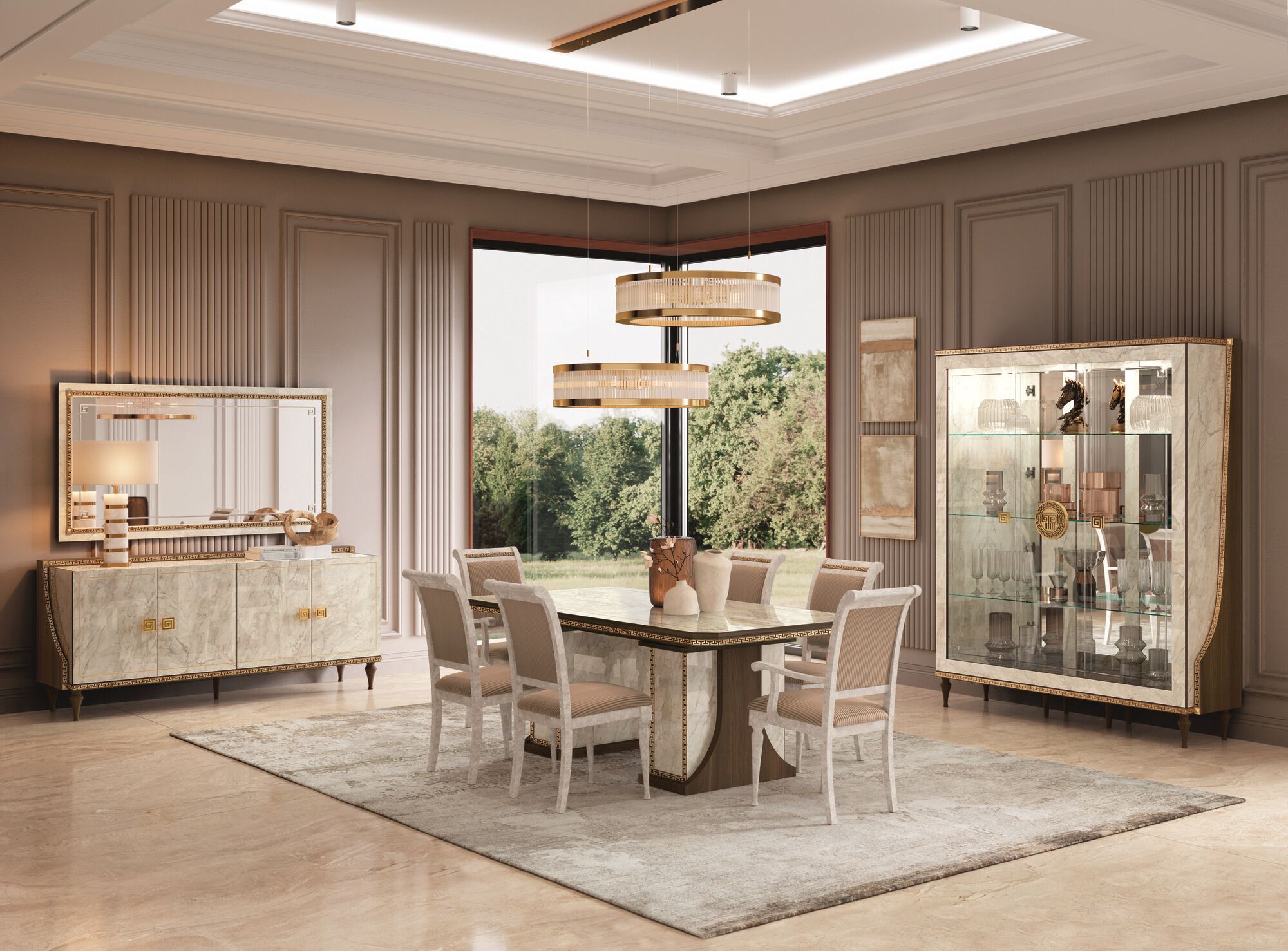 Прямоугольный мраморный стол Arredoclassic романтика ARCH-00125101 - Вид №1