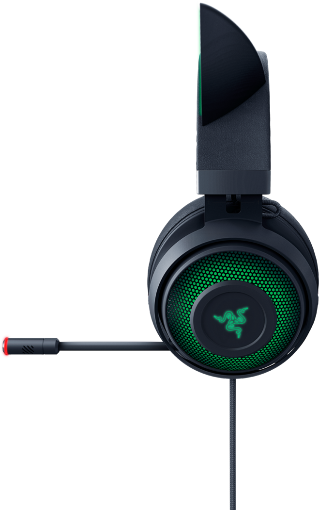 RZ04-02980100-R3M1 kraken kitty ed. - black- usb surround sound headset Razer Santreyd  - Вид №3