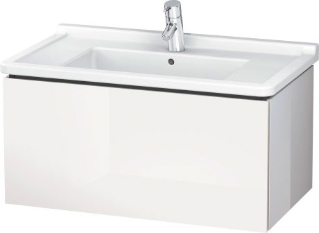 LC616505252 Тумбочка подвесная L-Cube #LC6165 820 x 469 мм Европейский дуб, декор Duravit - Вид №2