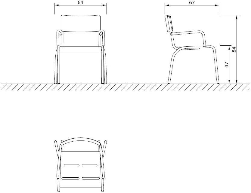 Euroform W Стул из металла  1960  - Вид №7