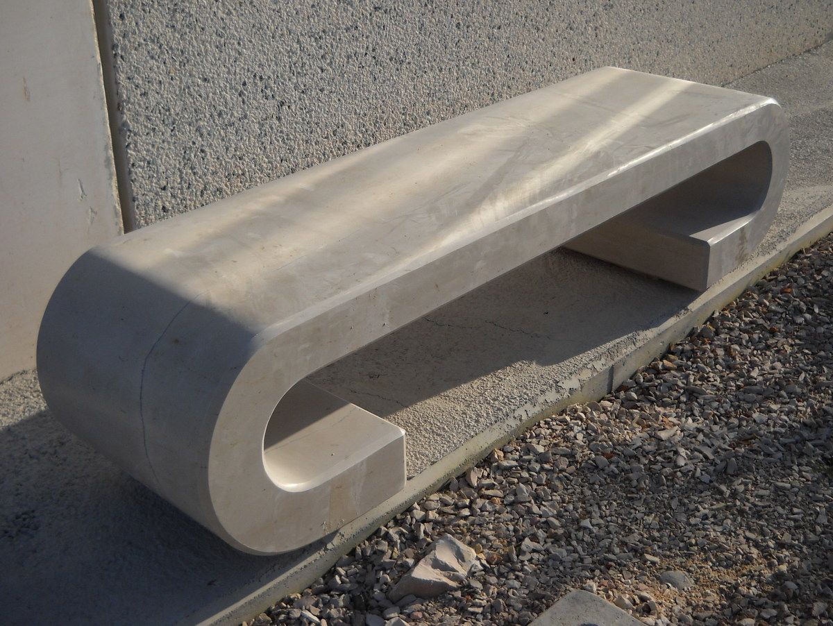 Каменная скамья Apricena без спинки Viscio Urban Design ARIS ARCH-00147204