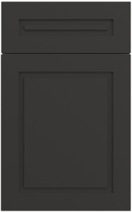 Фасады для кухни Модерн Фрезеровка «Ла Дефанс» Графит софттач №505