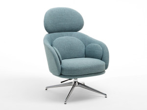 Съемное кресло bergère с подголовником