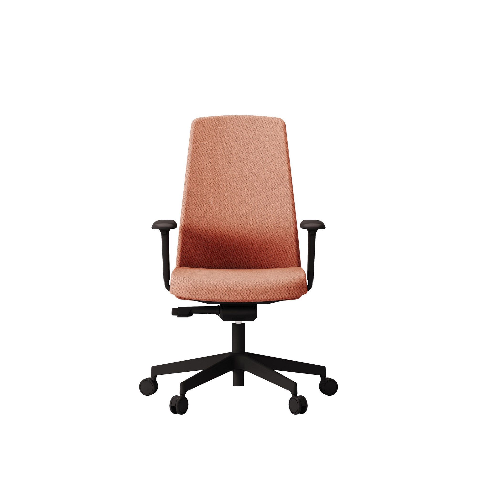 5-спицевое вращающееся офисное кресло с тканевыми колесами Las Mobili обзор ARCH-00038746 - Вид №2