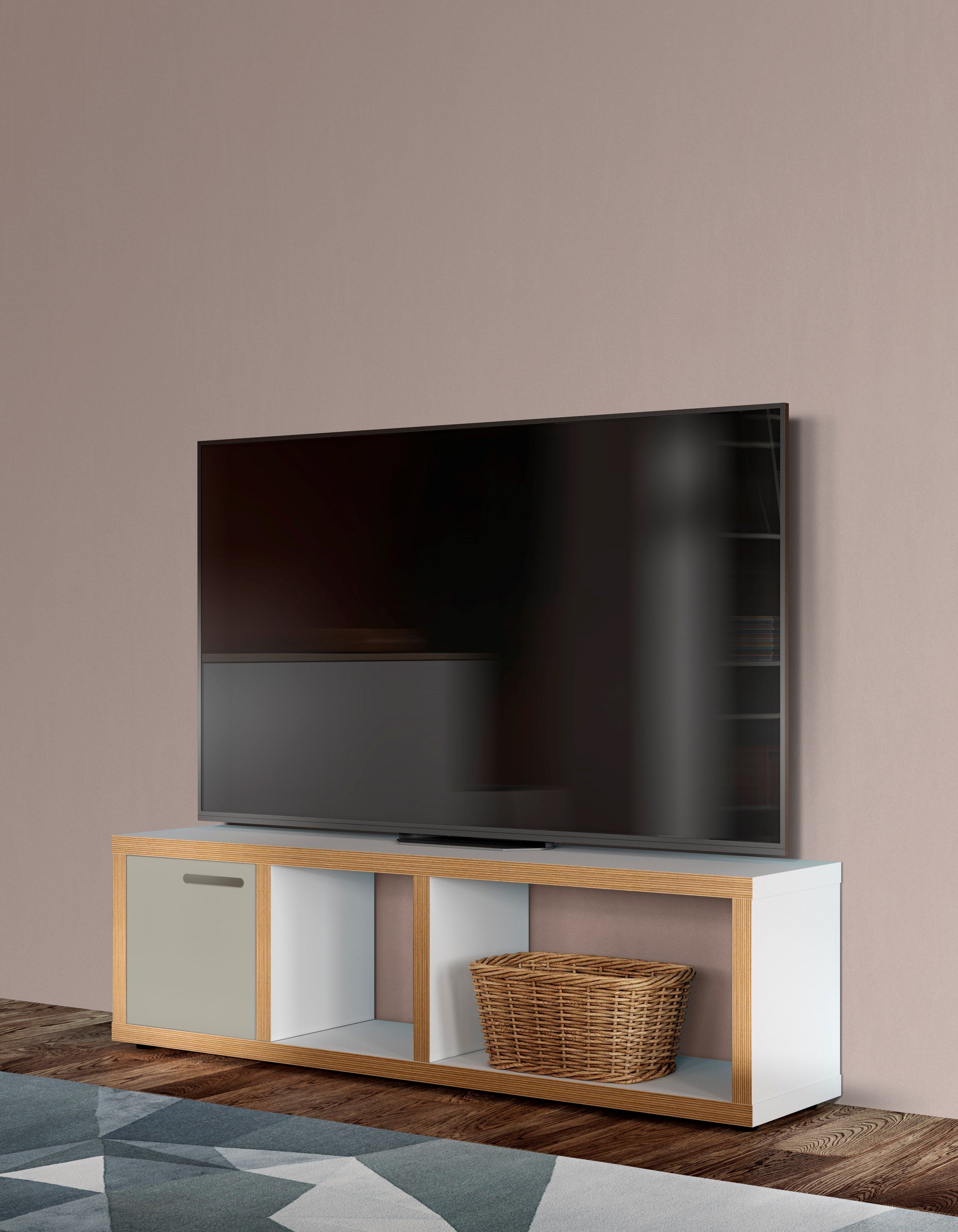 Секционный низкий ТВ-шкаф TemaHome ARCH-00002484 - Вид №5