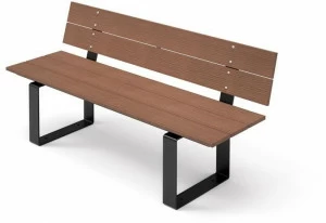 City Design Скамья wpc со спинкой Dese Dese