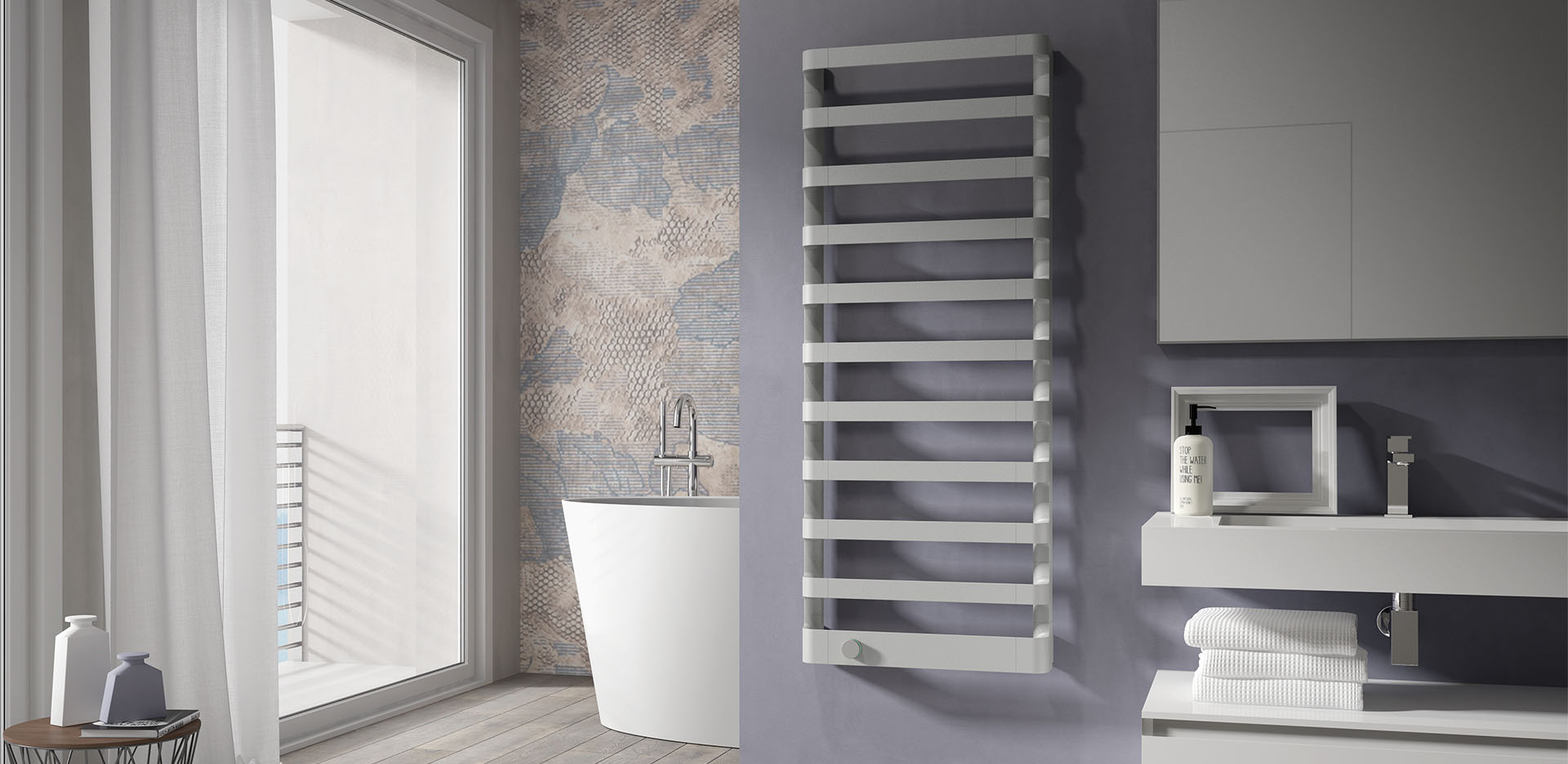 Bemm Дизайнерский радиатор Пуристический СТЭП Электро sun-id-1224977 - Вид №1