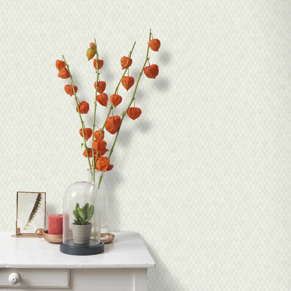 Обои флизелиновые Inspire Carolyn-Mosaic мятные 1.06 м 968675 82607837 STLM-2057347 - Вид №2