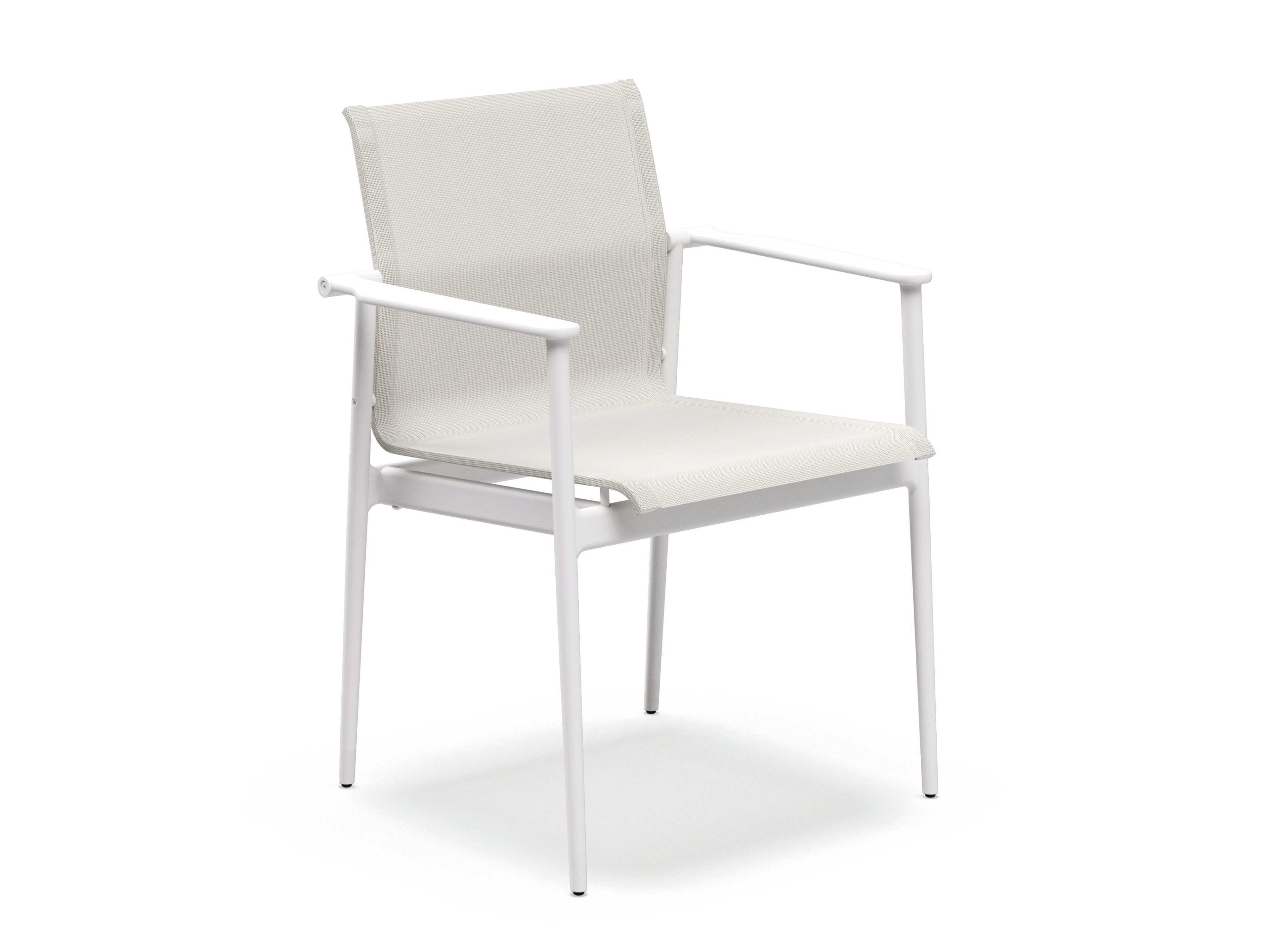Тканевый штабелируемый садовый стул с подлокотниками Gloster 180 ARCH-00147016