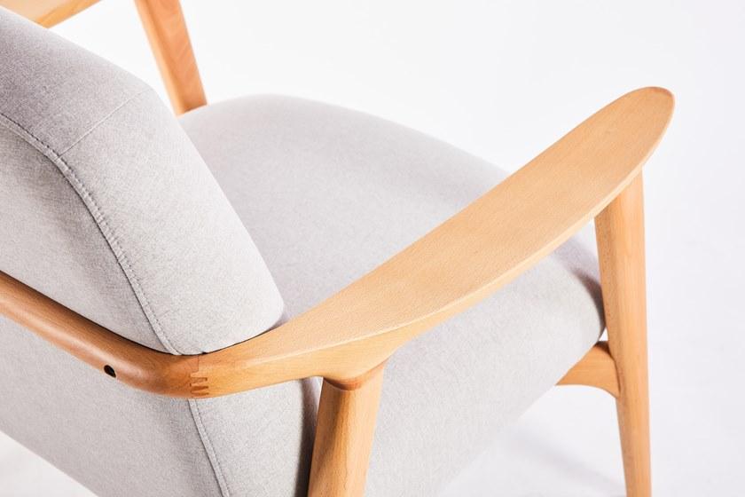 Grado Design Кресло из бука с подлокотниками Puffy Gm-a-182 - Вид №2