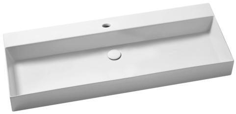 ELLP122450QM Подвесная раковина настенная прямоугольная Azzurra Ceramica Elegance белая