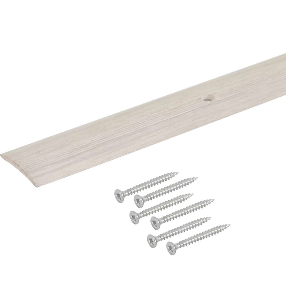 Порог стыковочный Artens Дуб белый 1800 мм для бесшовных переходов 17855013 STLM-0008801 - Вид №3