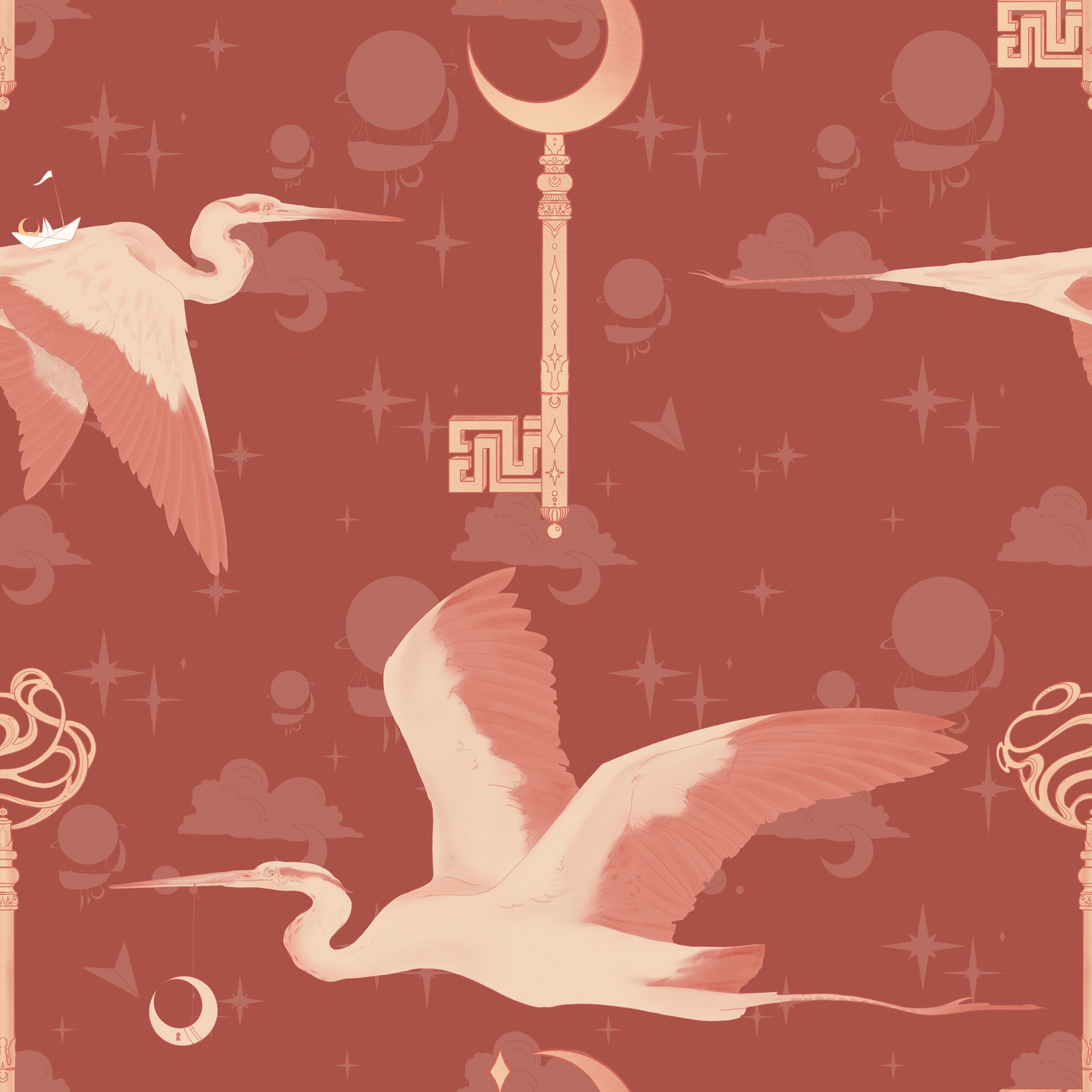 Обои с рисунком для детей Inkiostro Bianco Inkids ARCH-00029728 - Вид №8