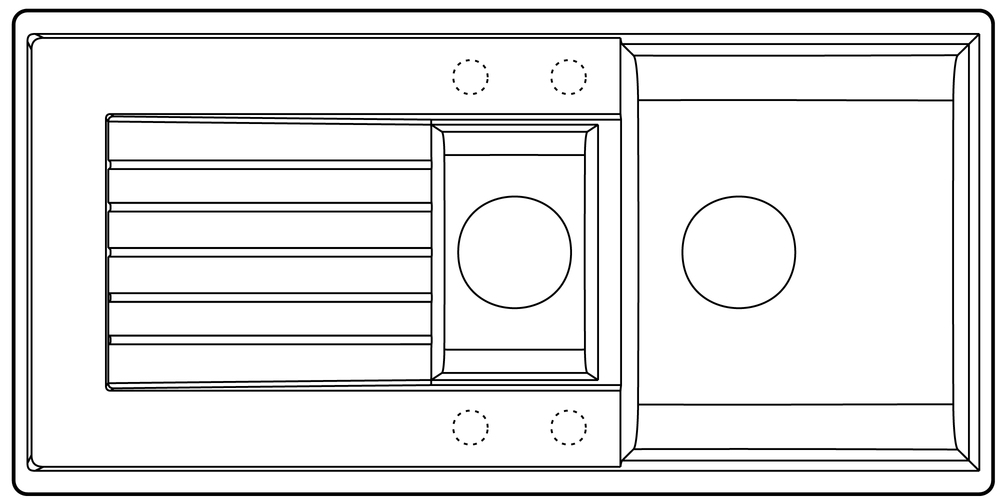 514741 Кухонная мойка Blanco Zia 6 S алюметаллик  Blanco Zia Алюметаллик - Вид №10