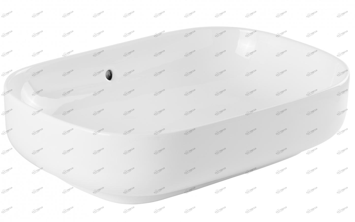 137310004 Накладная раковина на столешницу  овальная Sanindusa 